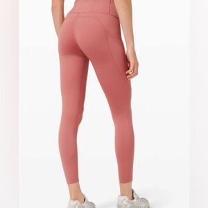 088 Lululemon Fast and Free Tight II 25” VGUC